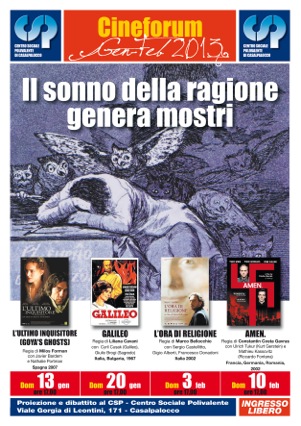 Il cineforum del CSP Gennaio-Febbraio